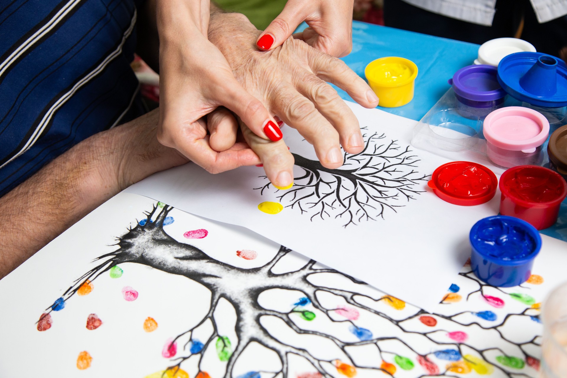 Art therapy after a stroke